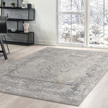 Clare 135 Light Grey Rectangle Rug