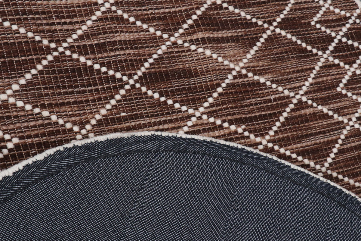 Chocolate Rug Argyle Chocolate | Rug Queen Australia
