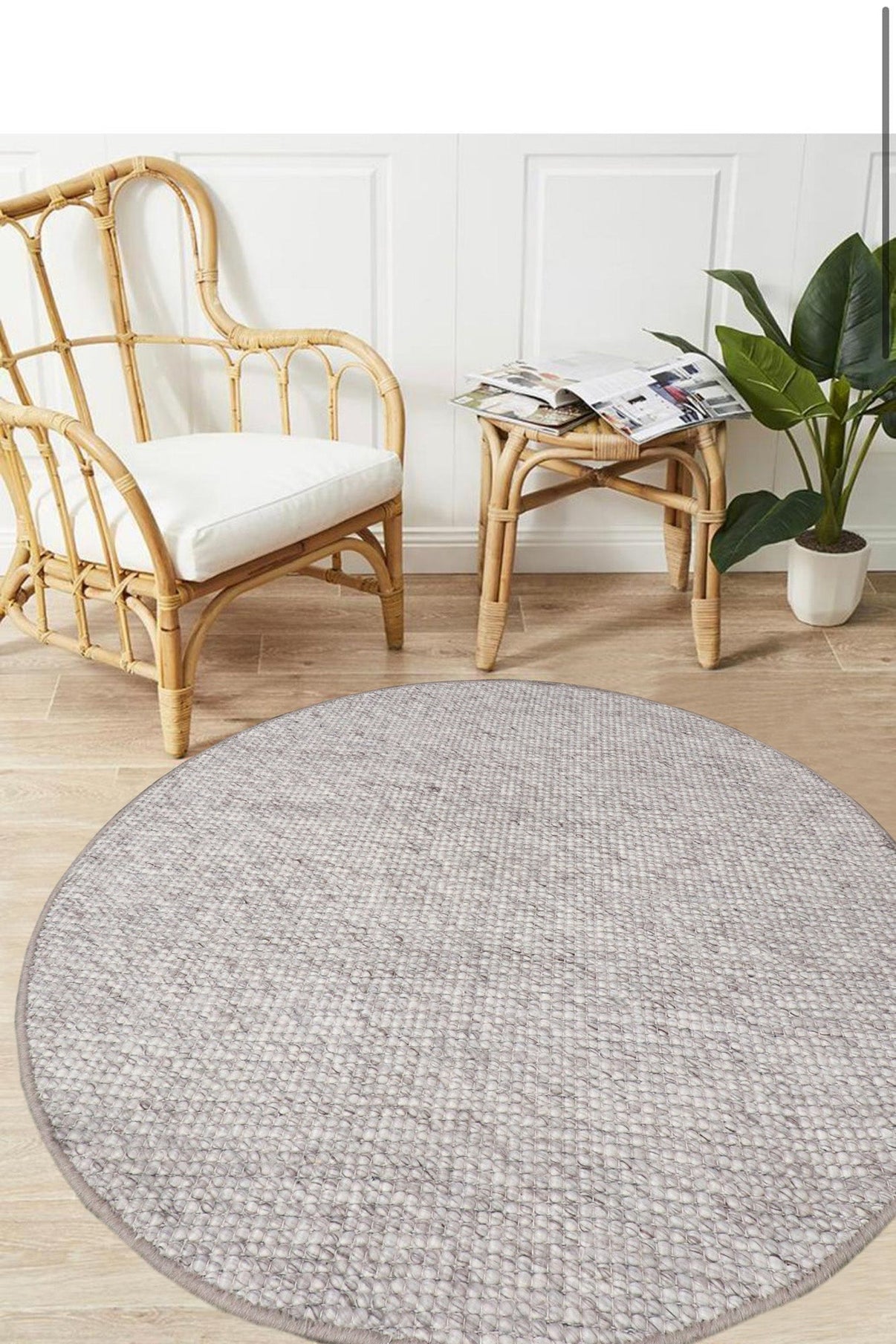 Loop Light Grey – Rug Queen