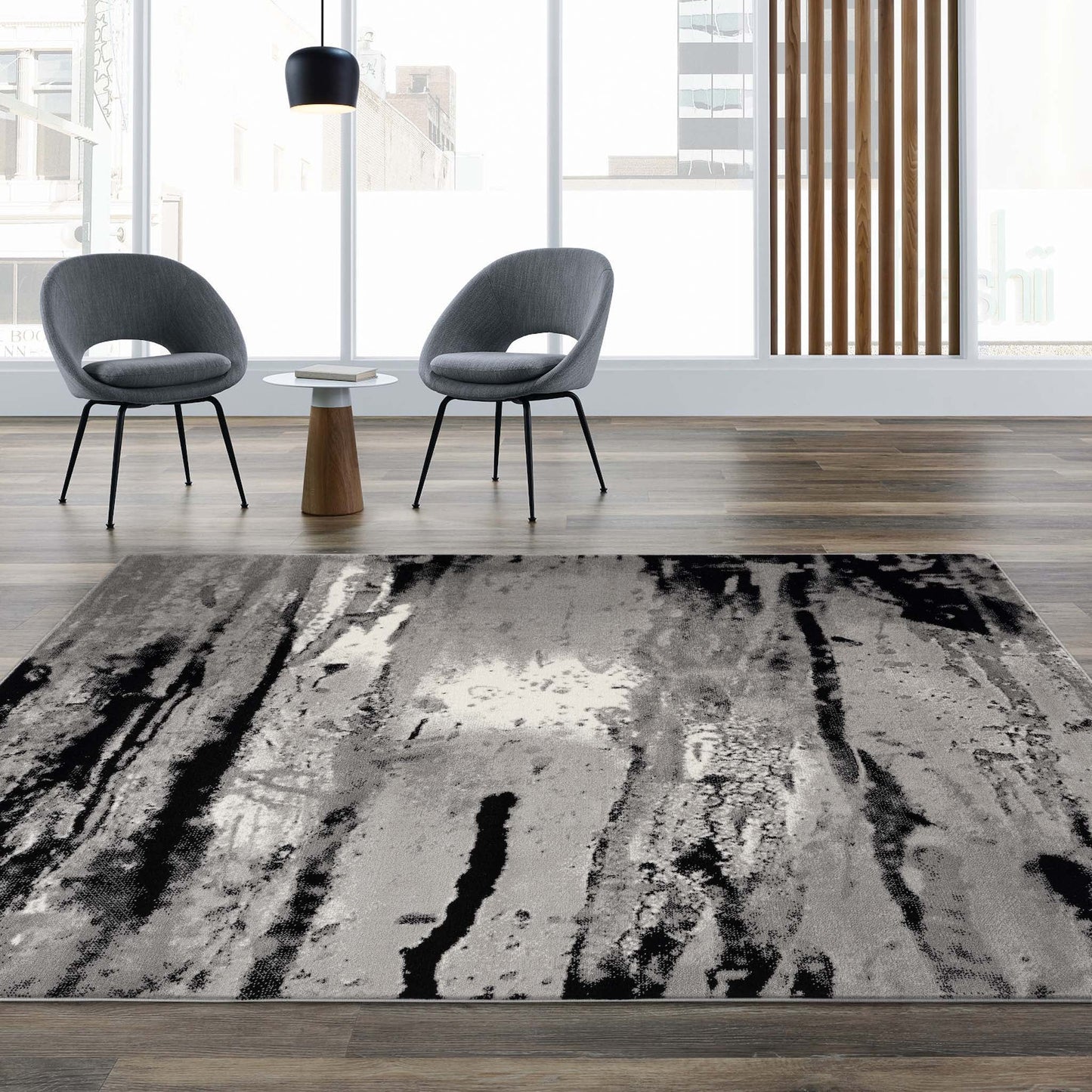 Desire 3444 Grey Rectangle Rug