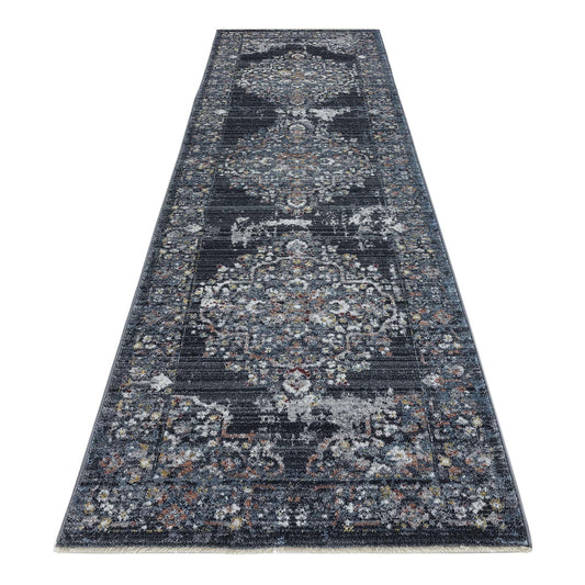 Dusk 2839 Dark Grey Hallway Runner