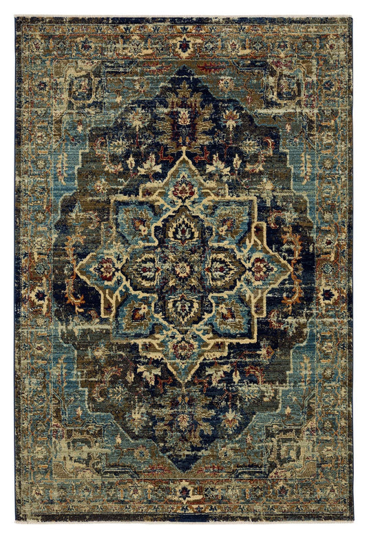 Dusk 3089 Navy Rectangle Rug