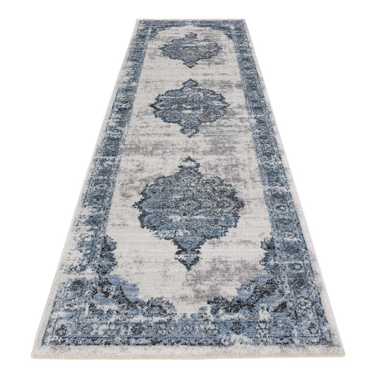 Dusk 3096 Light Grey Hallway Runner