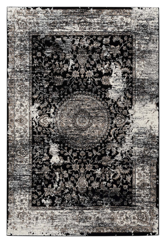 Dynasty 3464 Black Rectangle Rug