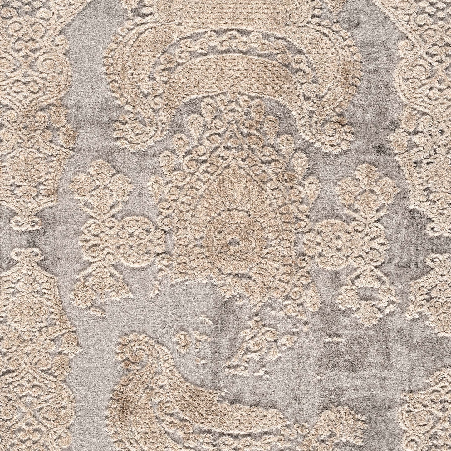 Envy 433 Grey Round Rug