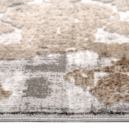 Envy 433 Grey Round Rug