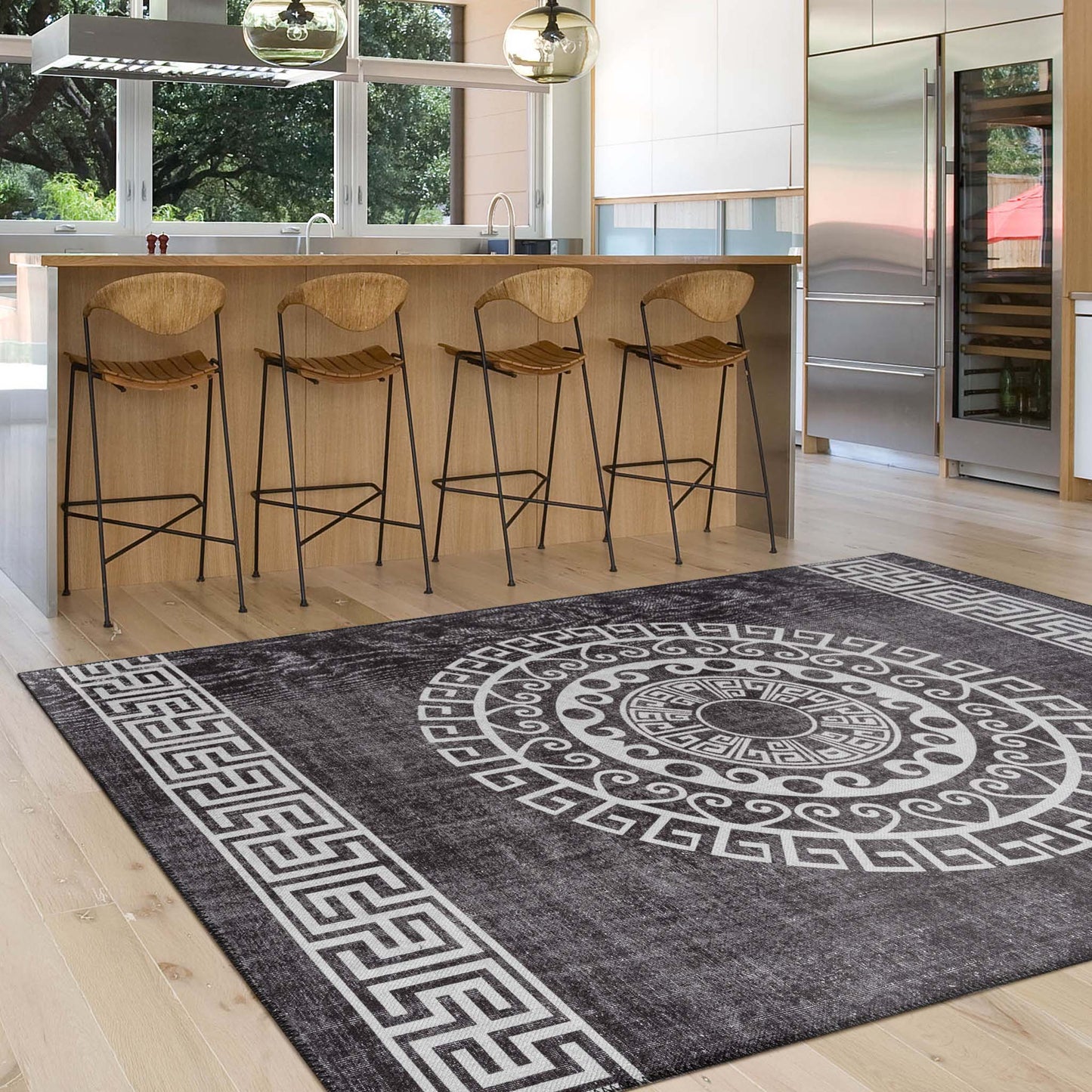 Fame 327 Dark Grey Rectangle Rug