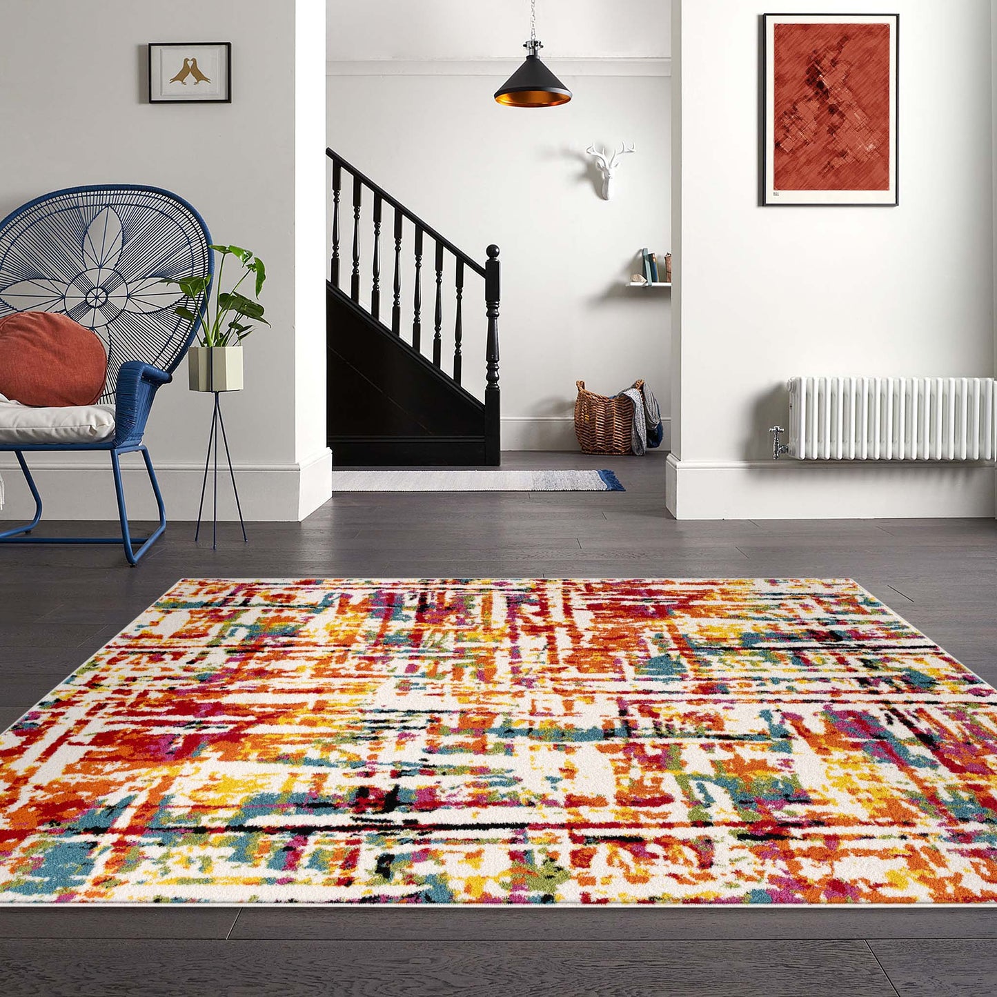 Galaxy 206 Multi Rectangle Rug