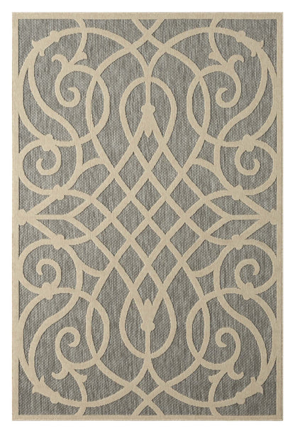 Havana 351 Grey Rectangle Rug