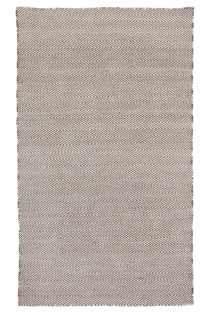 Herringbone Ash Grey Modern Rug