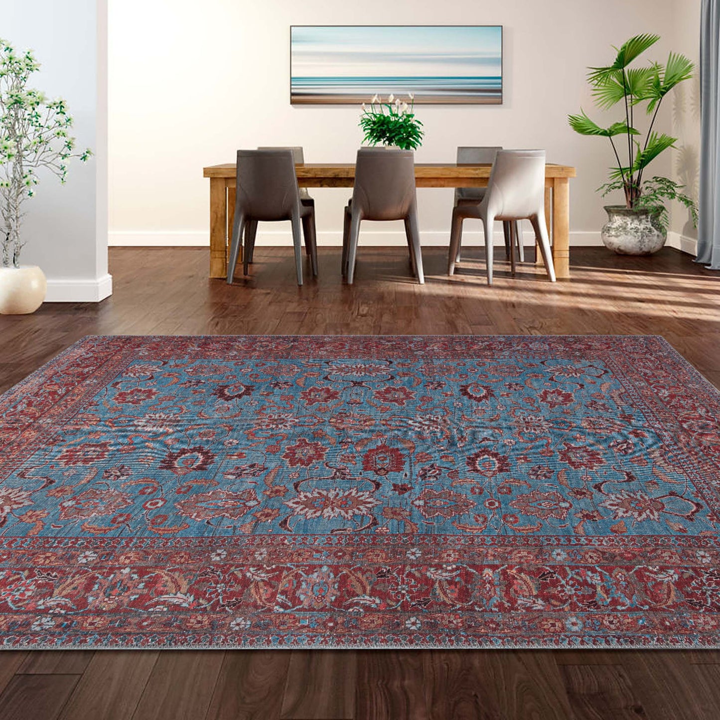 Hyde 170 Blue Rectangle Rug