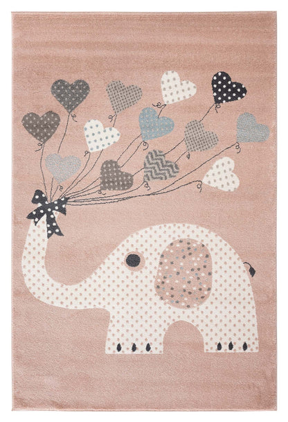 Kidszoo 19 Pink Rectangle Rug