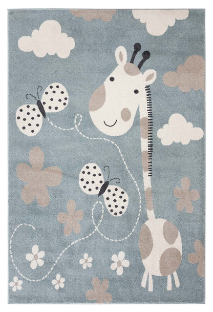 Kidszoo 2131 Blue Rectangle Rug