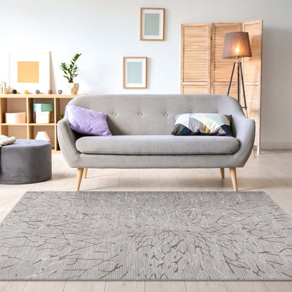 Lotus 2322 Grey Rectangle Rug