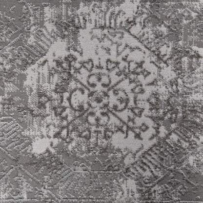 Lotus 2729 Light Grey Hallway Runner