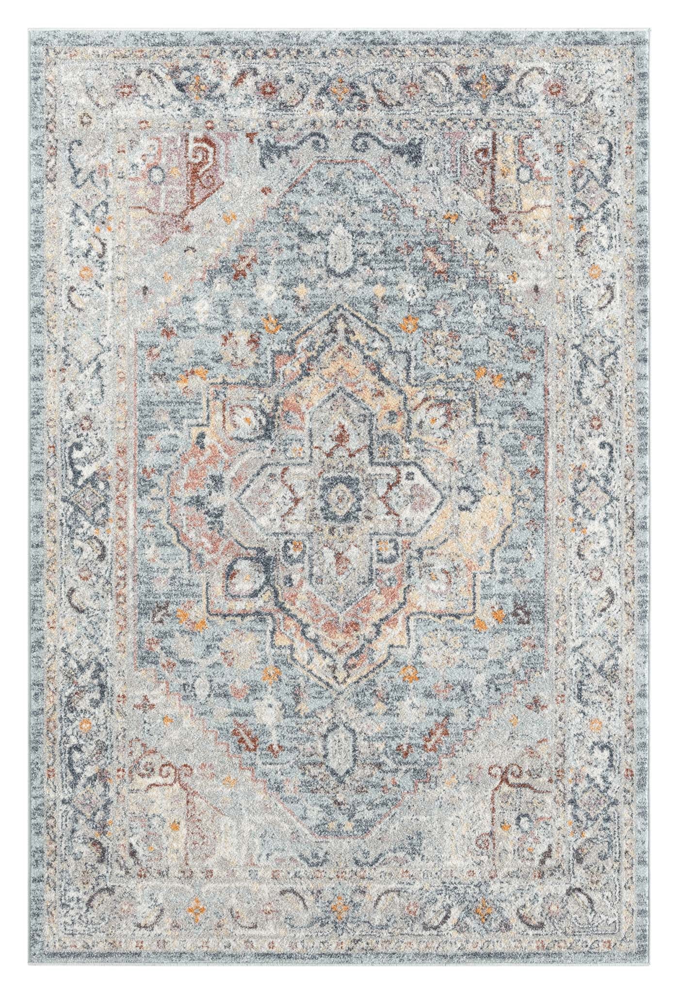 Luna 7404 Blue Rectangle Rug