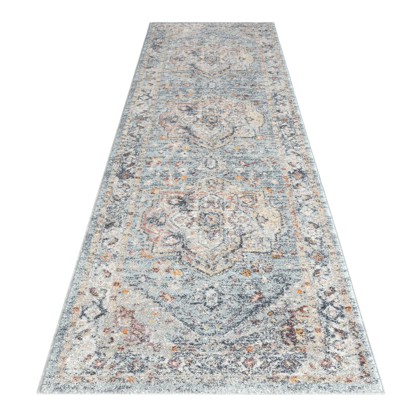 Luna 7404 Blue Hallway Runner