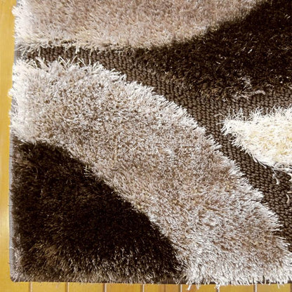 Deliciae Shaggy 5328 Brown Hallway Runner