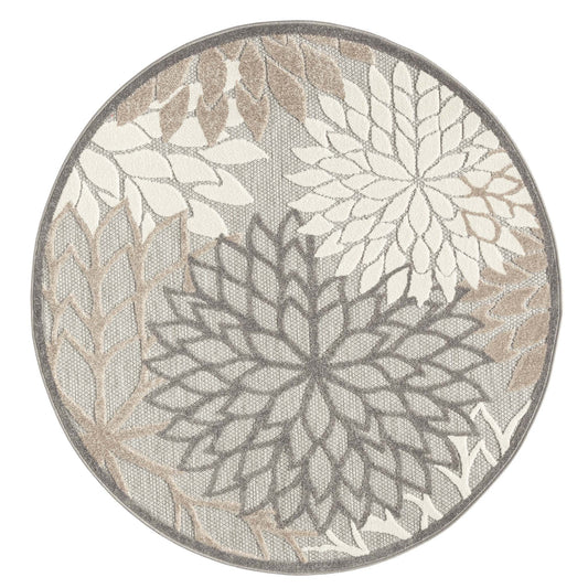 Monaco 1210 Natural Round Rug