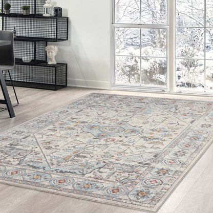 Newport 7260 Blue Rectangle Rug