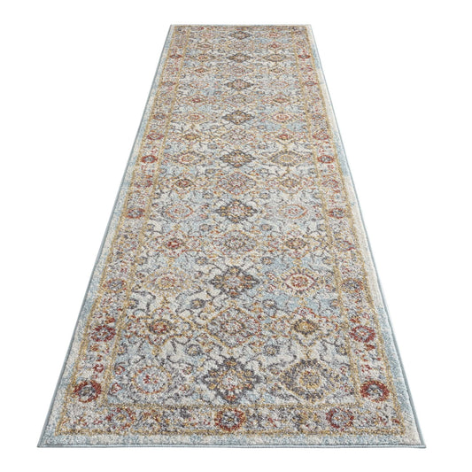 Newport 7274 Light Blue Hallway Runner