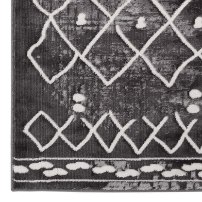 Opera 2825 Dark Grey Hallway Runner