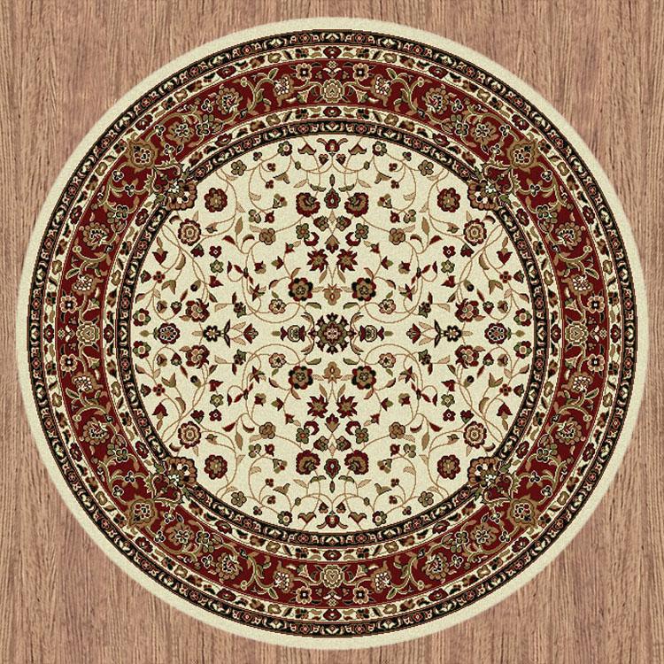 Palace 7146 Cream Round Rug