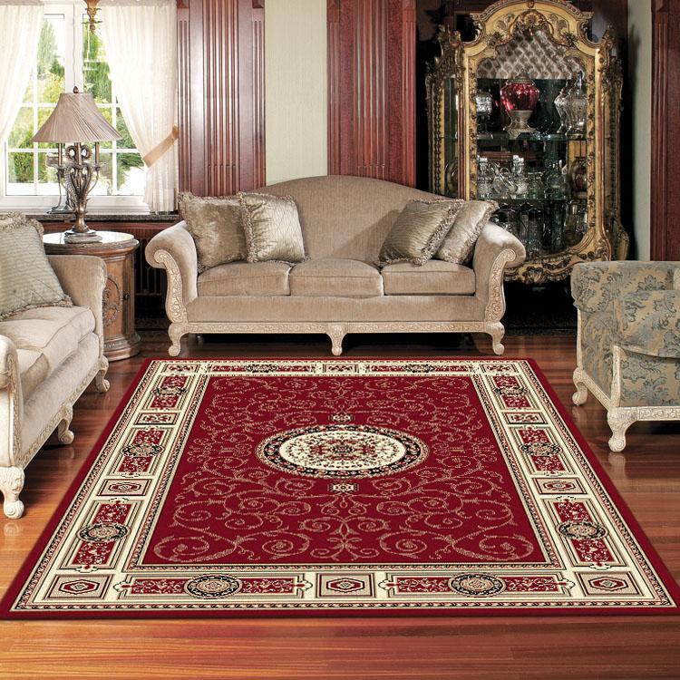 Palace 7647 Red Rectangle Rug