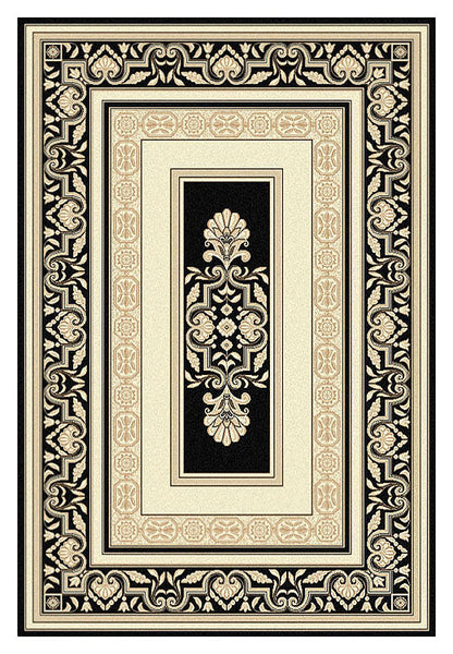 Palace 7652 Black Rectangle Rug