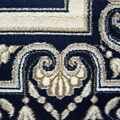 Palace 7652 Dark Blue Rectangle Rug