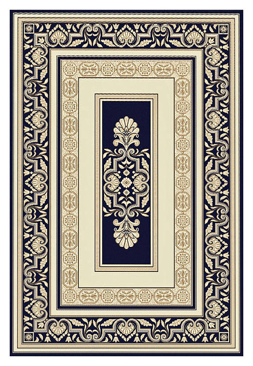 Palace 7652 Dark Blue Rectangle Rug