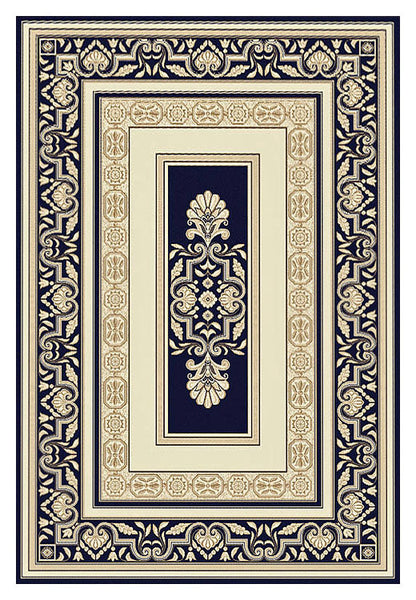 Palace 7652 Dark Blue Rectangle Rug