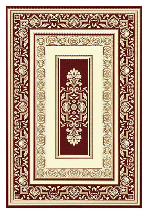 Palace 7652 Red Rug Rectangle Rug