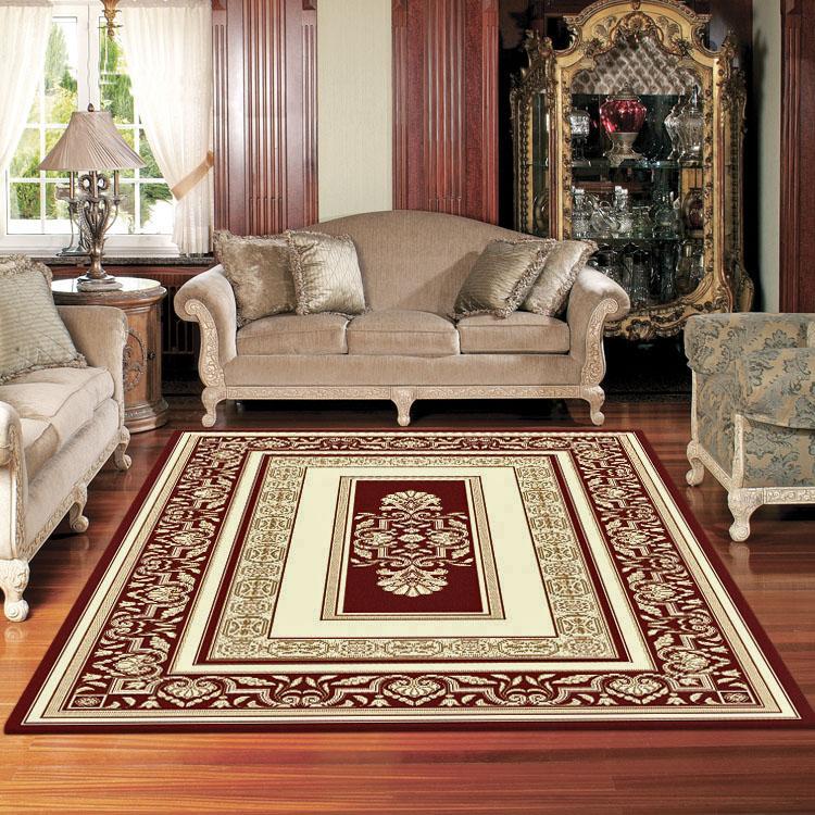 Palace 7652 Red Rug Rectangle Rug