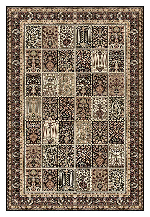 Palace 7654 Black Rectangle Rug