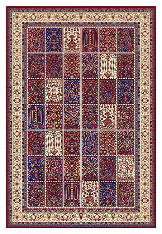 Palace 7654 Red Rectangle Rug