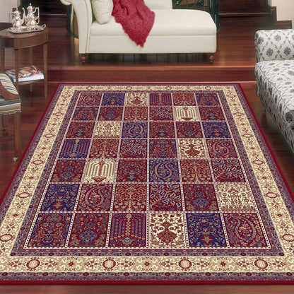 Palace 7654 Red Rectangle Rug