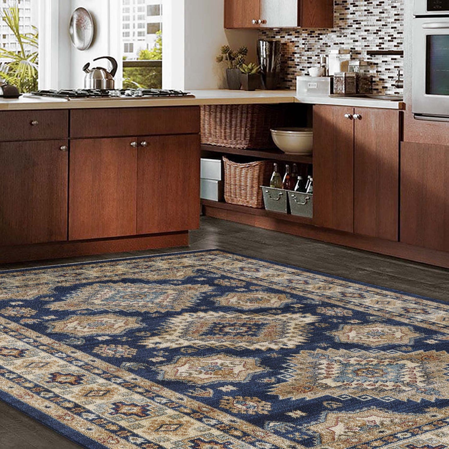 Persian 1267 Navy Rectangle Rug