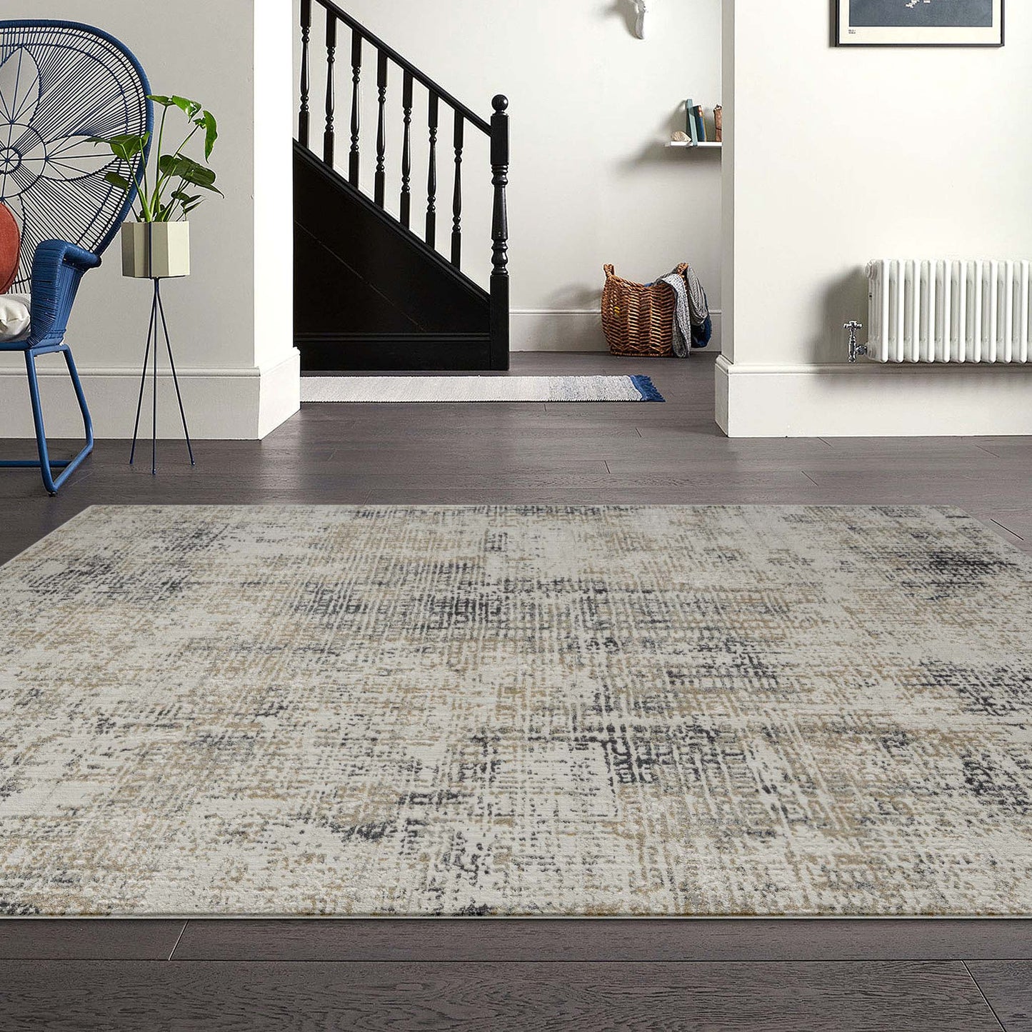 Portland 552 Grey Rectangle Rug