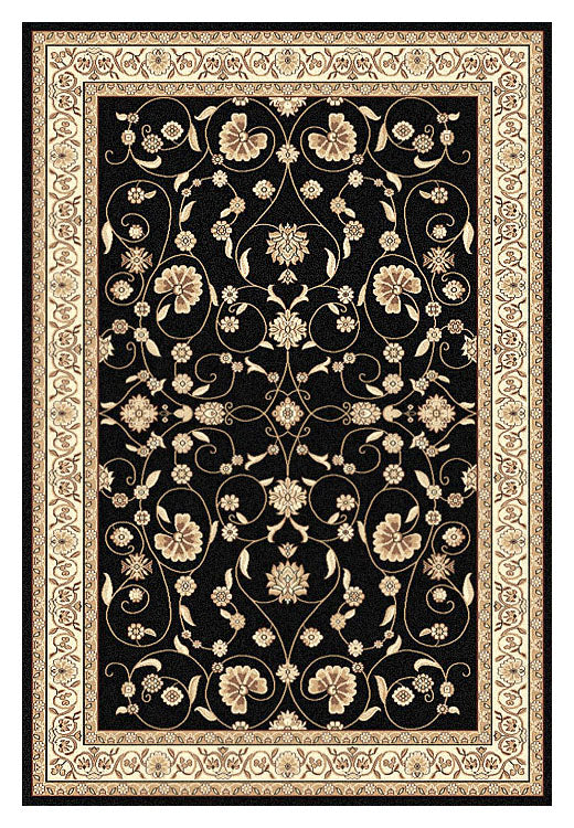 Regal 8001 Black Rectangle Rug