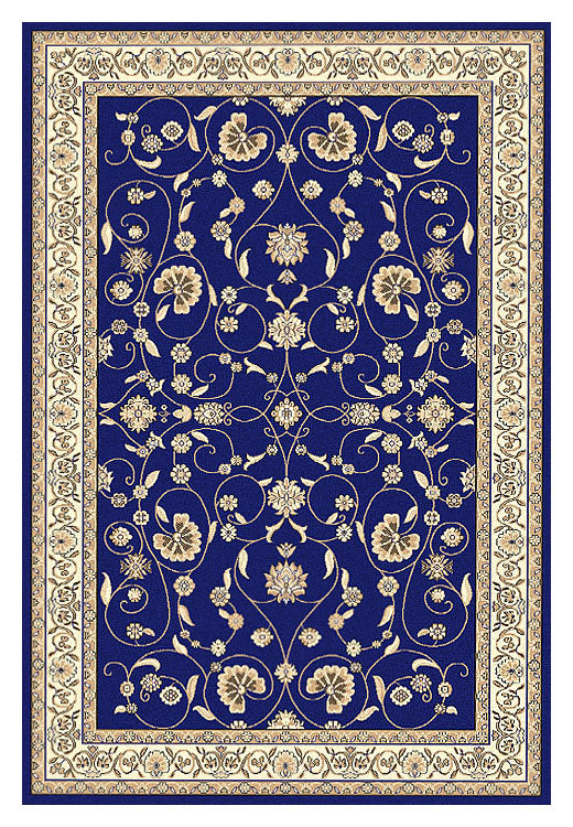 Regal 8001 Dark Blue Rectangle Rug – Rug Queen