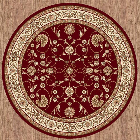 Royal 8001 Red Round Rug