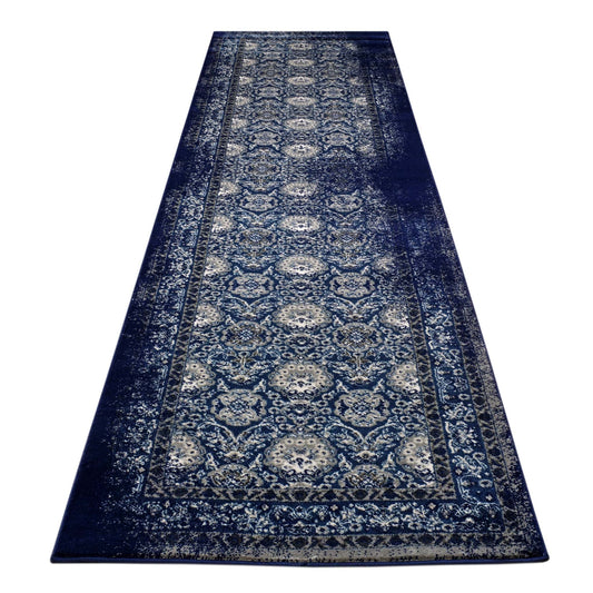 Sahara 100 Navy Hallway Runner