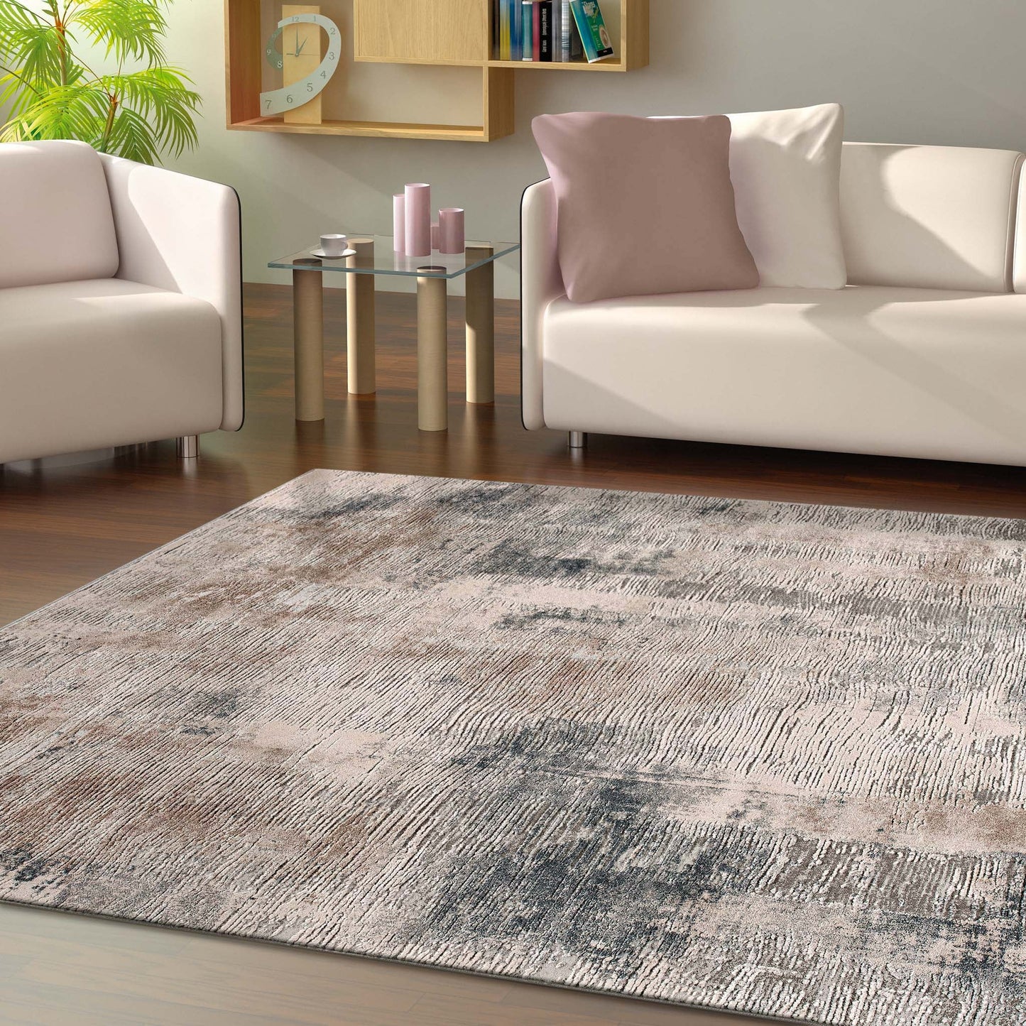 Siena 177 Grey Rectangle Rug