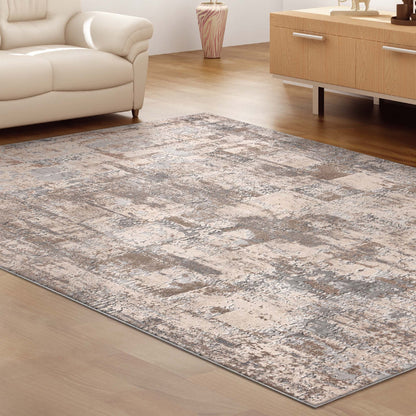 Siena 378 Light Grey Rectangle Rug