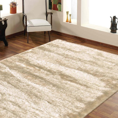 Soft Shaggy 1001 Beige Rectangle Rug