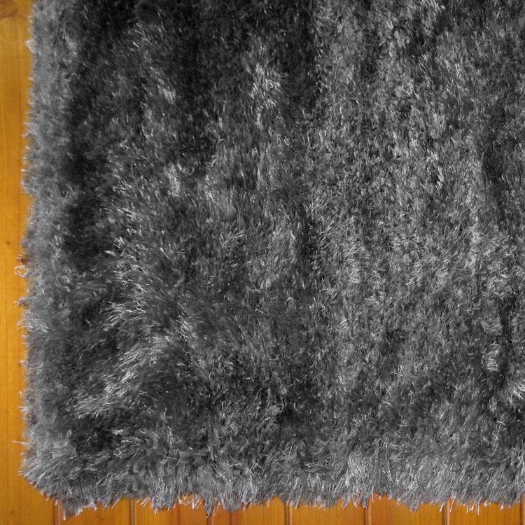 Soft Shaggy 1001 Dark Grey Rectangle Rug