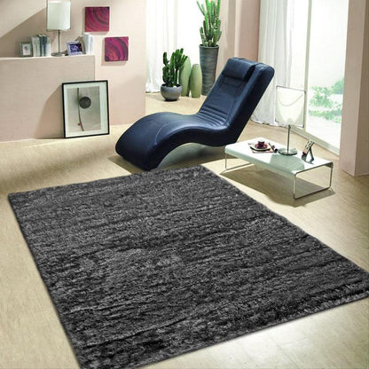 Soft Shaggy 1001 Dark Grey Rectangle Rug