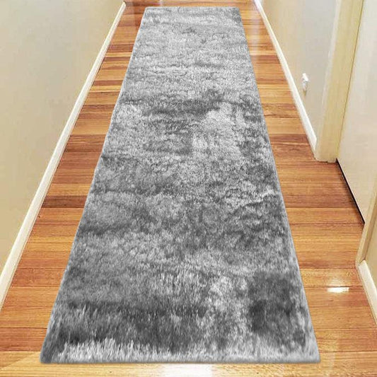 Soft Shaggy 1001 Light Grey Hallway Runner