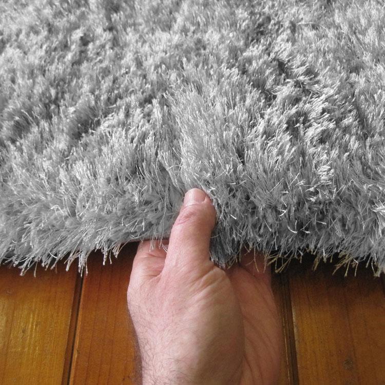 Soft Shaggy 1001 Light Grey Rectangle Rug